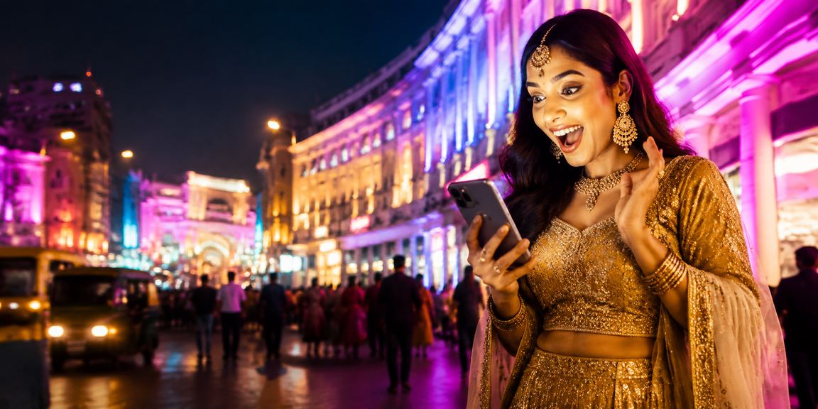 Live casino dealer hosting interactive card game for Indian players
